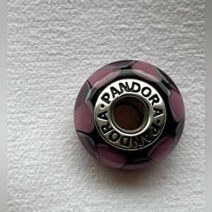 Pandora sterling sliver and enamel spacer